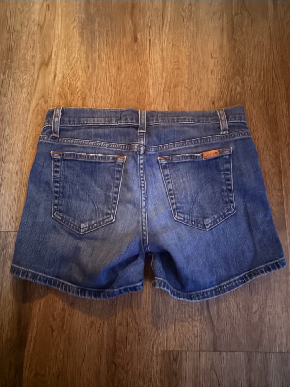 Joe's Jeans Women's Blue Denim Jean Shorts - Picture 3 of 5
